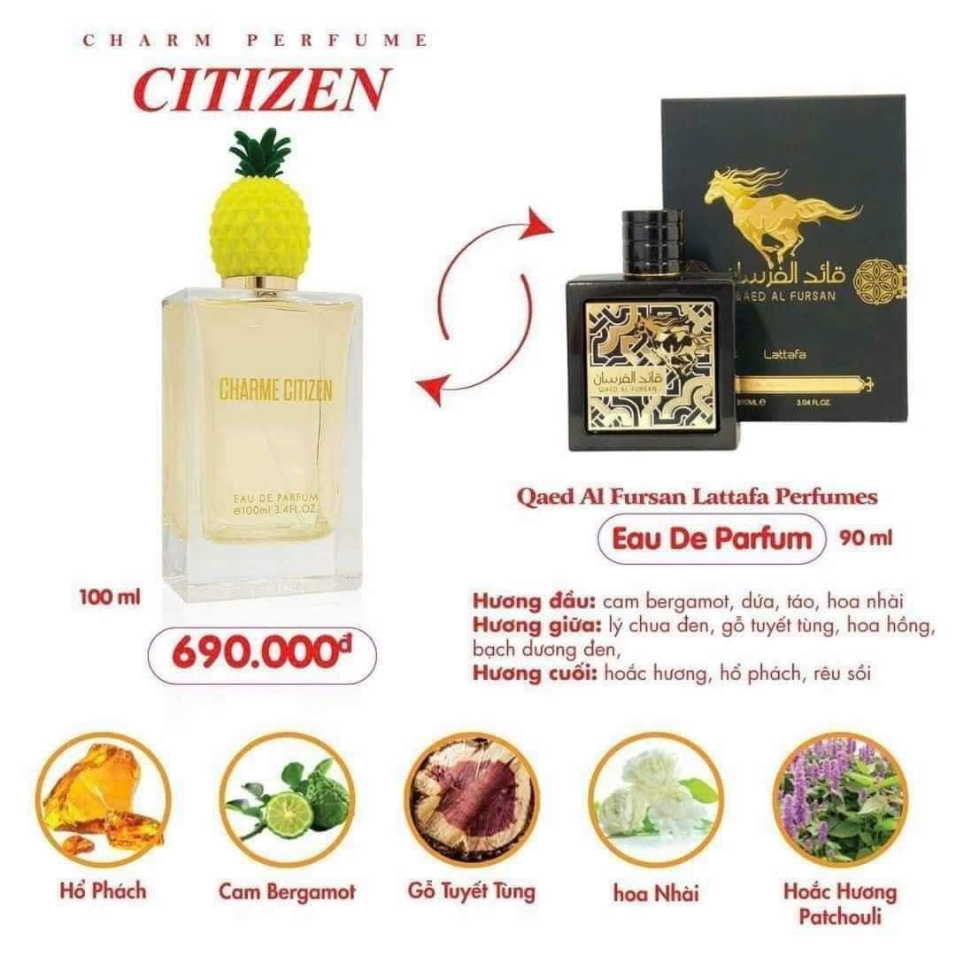 Nước Hoa Charme Citizen - mùi hương "Trị" được cơn nóng mùa hè