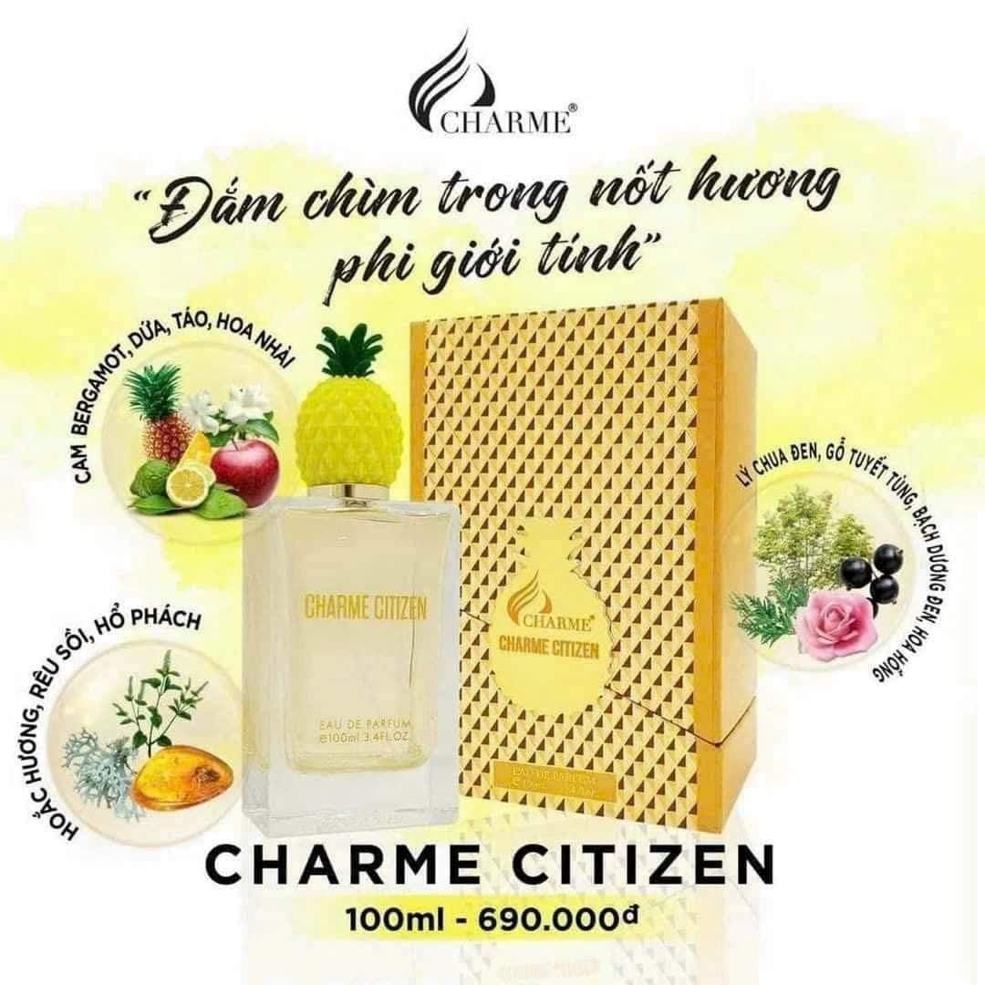 Nước Hoa Charme Citizen - mùi hương "Trị" được cơn nóng mùa hè