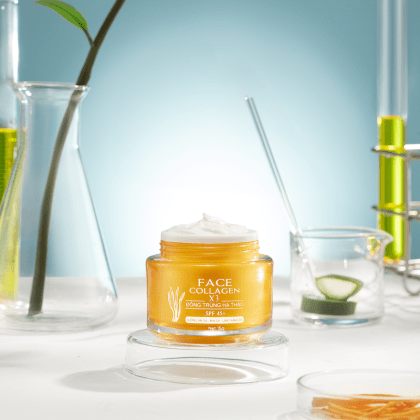 Kem Face Collagen X3 TN Đông Trùng Hạ Thảo Ban Ngày Mỹ Phẩm Đông Anh 15g