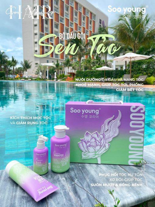 Combo Gội Xã Xịt Tóc Sen Tảo cao cấp của SooYoung