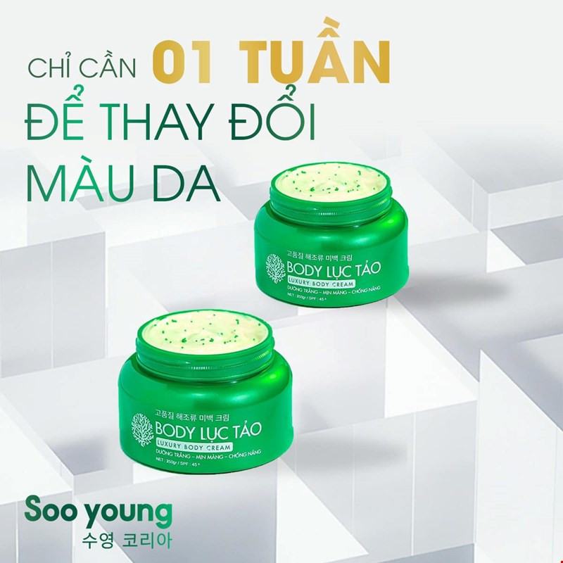 CÁCH SỬ DỤNG KEM BODY LỤC TẢO