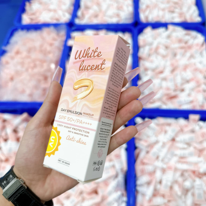 Kem chống nắng White Luccent tránh nắng giữ da mền mại