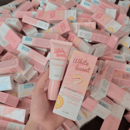 Kem chống nắng White Luccent tránh nắng giữ da mền mại
