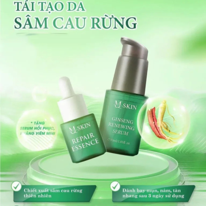 Combo Tái Tạo Sâm Cau Rừng hãng MQ Skin