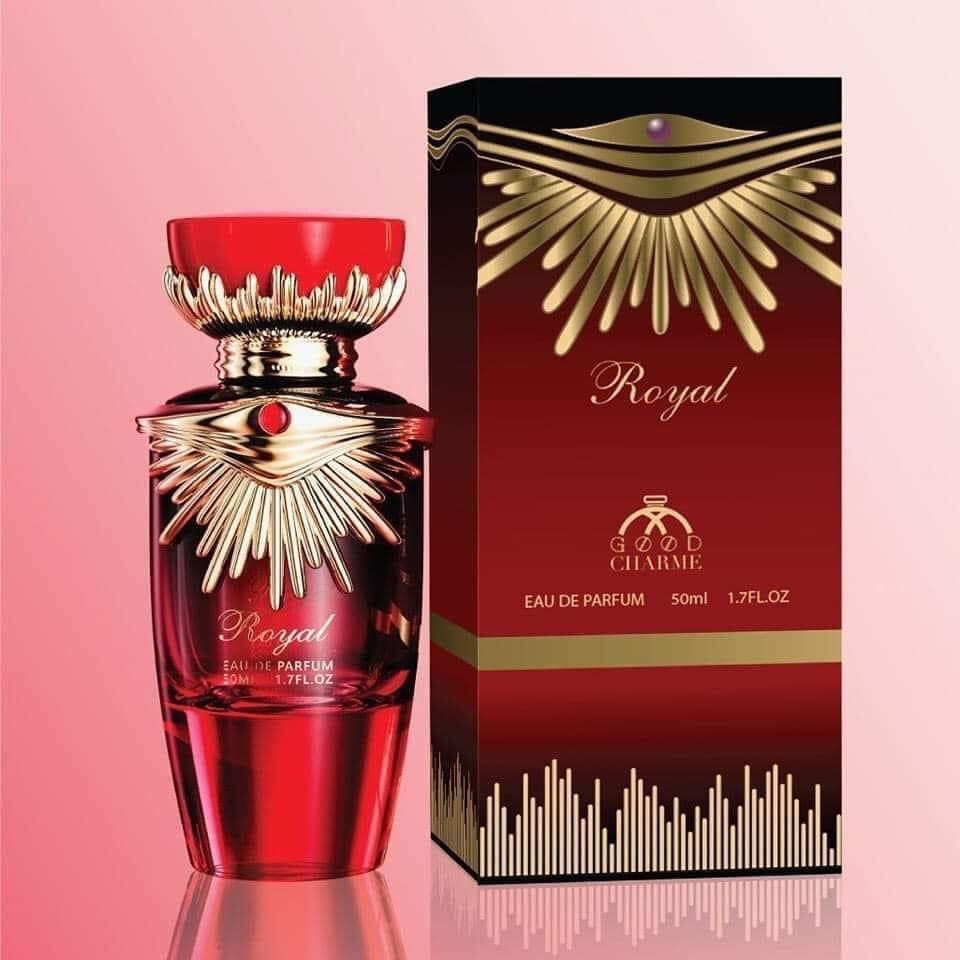 Charme Royal là nước hoa dành cho nữ với mẫu chai được thiết kế lấy ý tưởng từ một công nương của hoàng gia quý tộc