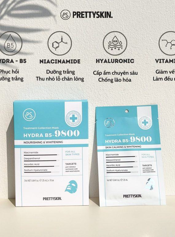 MẶT NẠ PHỤC HỒI DƯỠNG TRẮNG HYDRA B5-9800 PRETTYSKIN