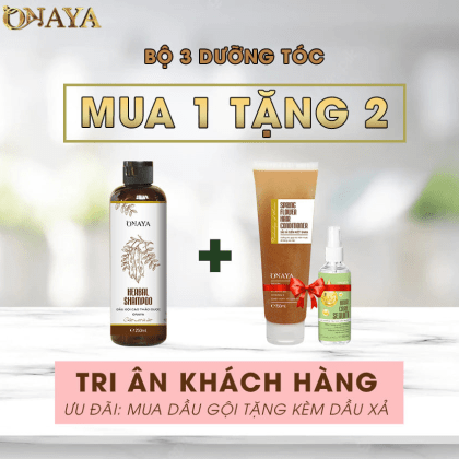 Dầu Gội Cao Thảo Dược Onaya Giải quyết vấn đề về tóc