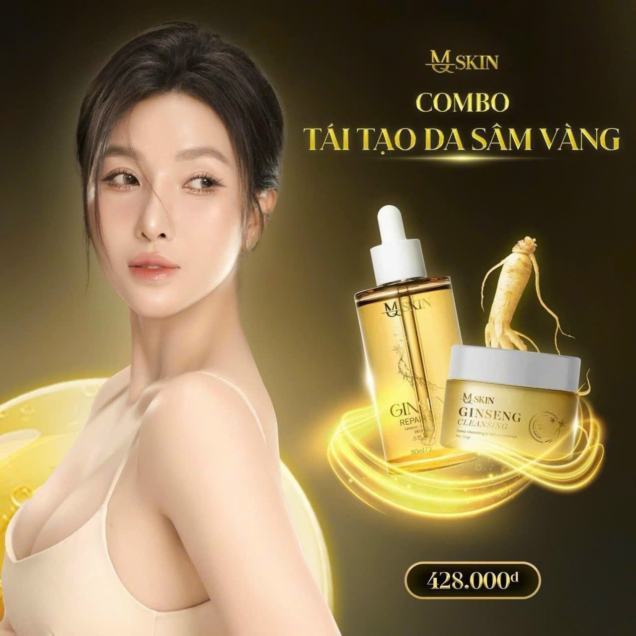 Tái sinh nhan sắc giữ gìn nét xuân với tái tạo da Nhân Sâm Vàng thế hệ mới MQ Skin
