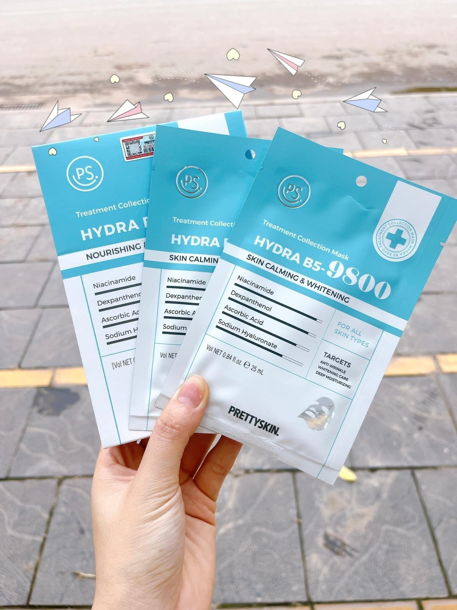 Thành phần của mặt nạ Pretty Skin Treatment Collection Mask -  Hydra B5 9800