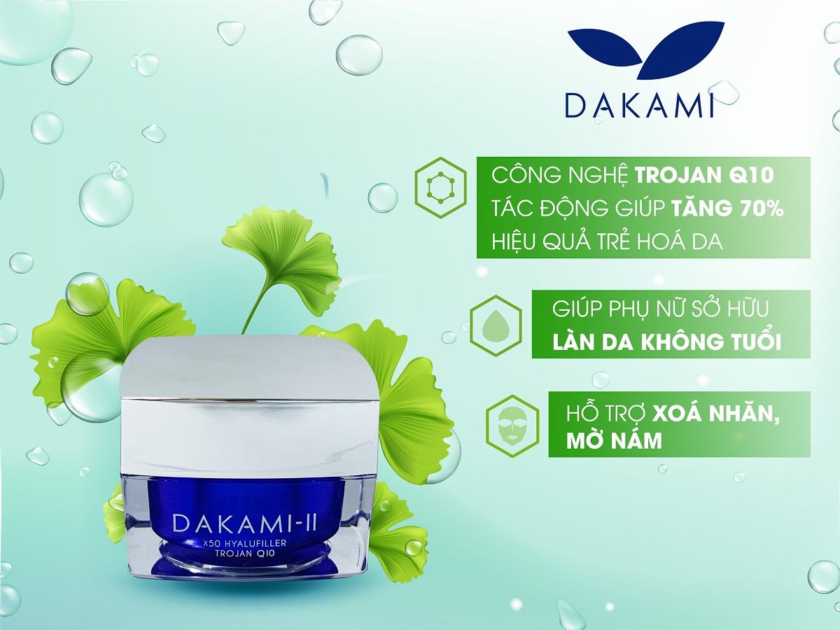 Kem Face Dakami Ii X50 Hyalufiller Trojan Q10