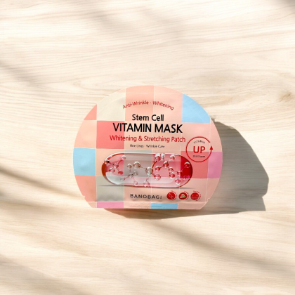 Mặt Nạ Banobagi Stem Cell Vitamin Mask thuộc loại mỹ phẩm chức năng kép cải thiện nếp nhăn và dưỡng trắng da