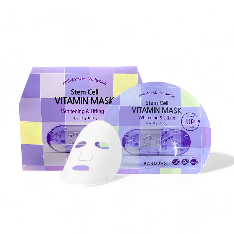 Mặt nạ Banobagi Stem Cell Vitamin Mask Whitening & Lifting Tím
