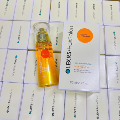 Dầu Dưỡng Tóc Olexrs+Hairsalon Collagen Complex Hair Repair Oil 80ml