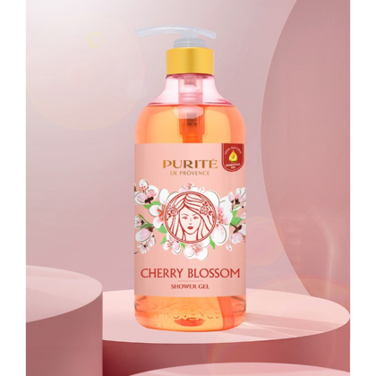 Sữa Tắm Trắng Da Purité Hương Hoa Anh Đào Cherry Blossom 850ml