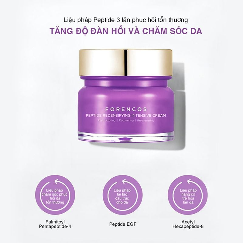 Kem Dưỡng Forencos Peptide Redensifying Intensive Cream