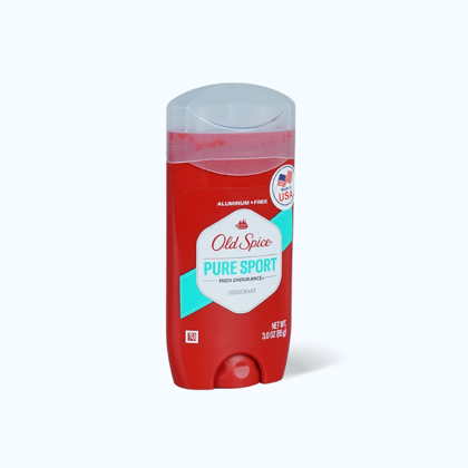 Sáp Khử Mùi Old Spice Hương Pure Sport Màu Đỏ 85g - Dành Cho Cả Nam&Nữ
