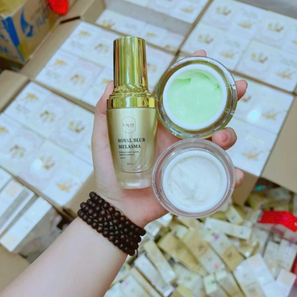 Combo phục hồi serum + face đêm tặng face trắng da trị nám ban ngày tặng 1 sửa rửa mặt tặng 1 họp cấy trắng tặng 1 họp mặt nạ tươi