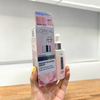 Dưỡng Chất Trắng Da Tức Thì LOreal Paris Glycolic-Bright Instant Glowing