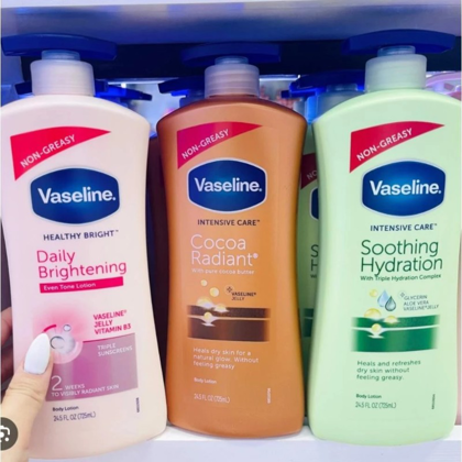 Sữa Dưỡng Thể Vaseline Dưỡng Da Trắng Hồng Healthy Bright Daily Brightening Even Tone Lotion 725ml