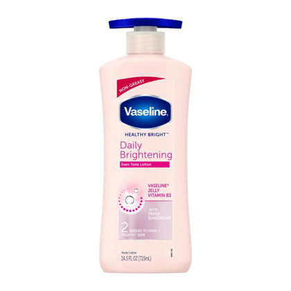 Sữa Dưỡng Thể Vaseline Dưỡng Da Trắng Hồng Healthy Bright Daily Brightening Even Tone Lotion 725ml