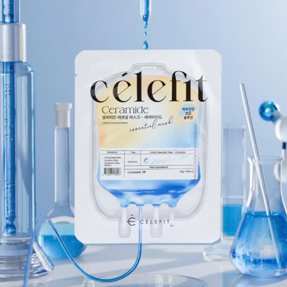 Mặt Nạ Celefit Essential Mask Ceramide là dòng mặt nạ dành cho da khô, da nhạy cảm và da đang tổn thương