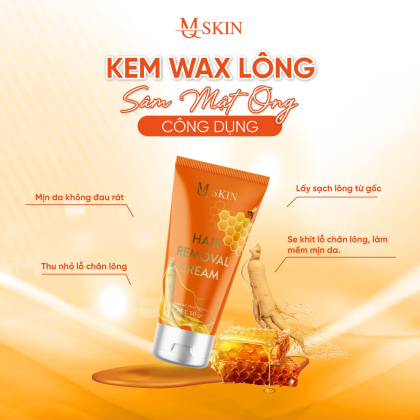 Combo Kem Tẩy Lông + Kem Thâm Nách MQ Skin Sâm Chanh Mật giảm thâm nách