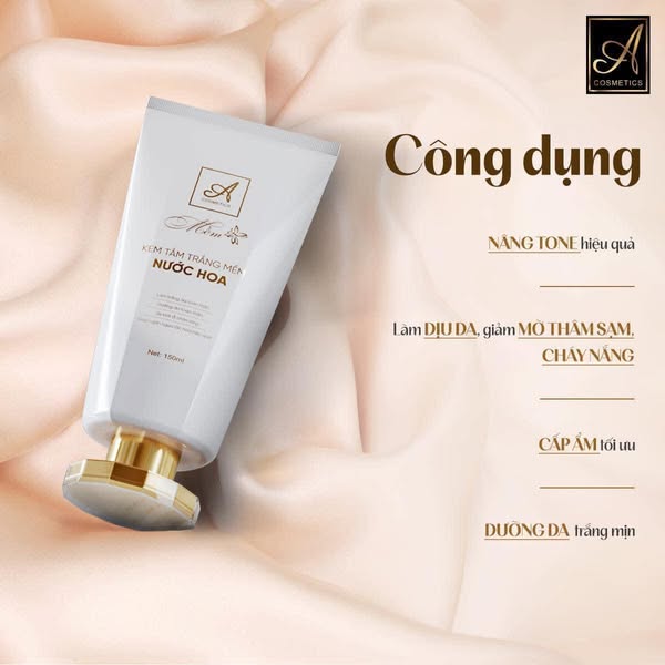 Kem Tắm Trắng Mềm Nước Hoa A Cosmetics Mỹ Phẩm Phương Anh