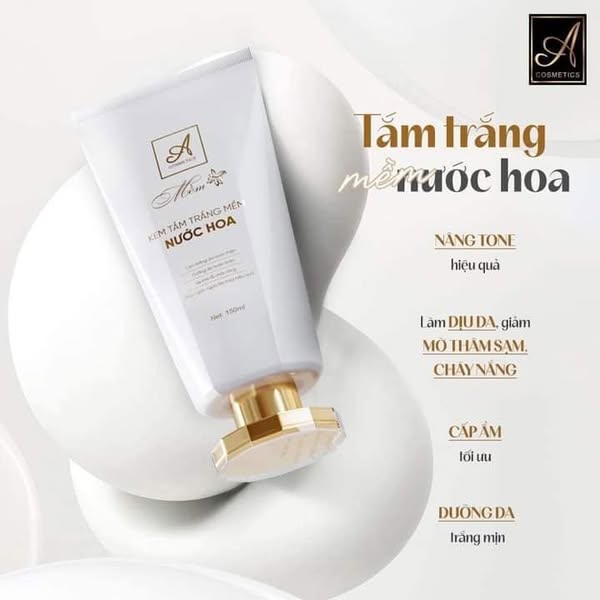 Kem Tắm Trắng Mềm Nước Hoa A Cosmetics Mỹ Phẩm Phương Anh