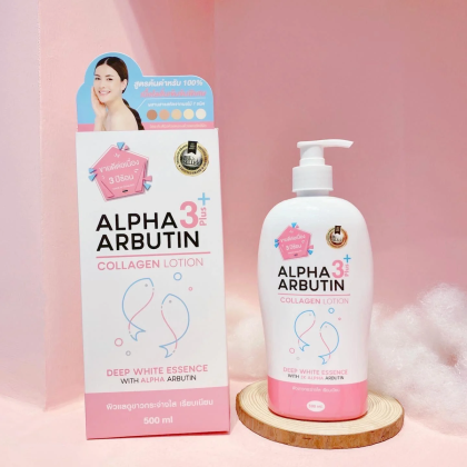 Sữa Dưỡng Thể Alpha Arbutin Collagen Lotion Dưỡng Trắng Da 500ml với khả năng kích trắng dưỡng trắng da cao trên thị trường hiện nay