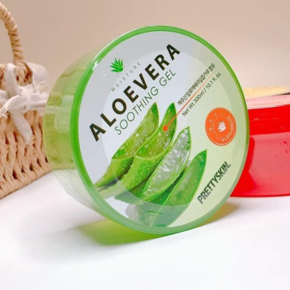 Gel Dưỡng Da Đa Năng Prettyskin Chiết Xuất Lô Hội Aloevera Soothing Gel