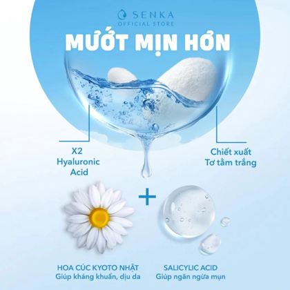 Nước Tẩy Trang Senka All Clear Micellar Màu Xanh Lá 230ml
