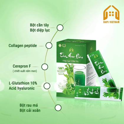 Những cách sử dụng Diệp Lục Cần Tây Tâm Hoa Đán