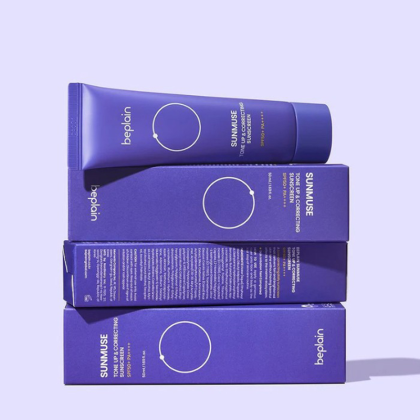 Kem Chống Nắng Beplain Sunmuse Màu Tím Đậm Dành Cho Mọi Loại Da 50ml