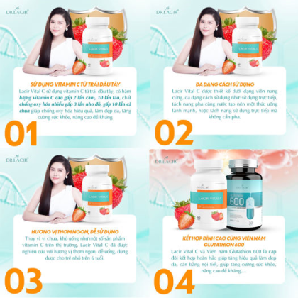 Lacir Vital C chính là người bạn đồng hành trong việc duy trì cơ thể dẻo dai
