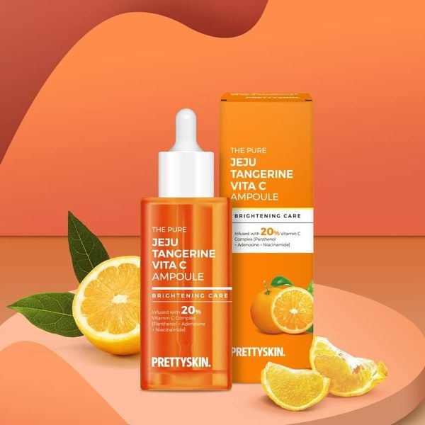 Tinh Chất Dưỡng Sáng Da Vita C Pretty Skin The Pure Jeju Tangerine Vita C Ampoule