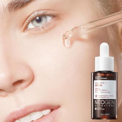 Serum Neogen Dermalogy Dưỡng Sáng Da, Mờ Thâm 32g Real Vita C 22% + 5% Niacinamide Serum