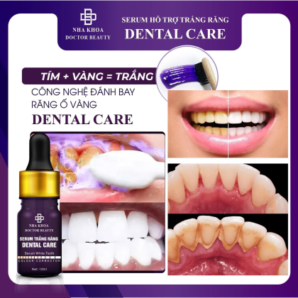 Serum trắng răng Unismile Unikare  Hỗ trợ cải thiện vết ố vàng răng làm sạch mảng bám trên răng