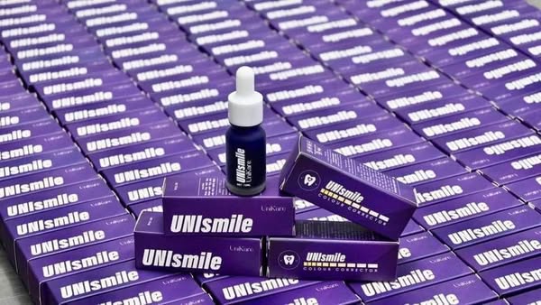 Serum trắng răng Unismile Unikare  Hỗ trợ cải thiện vết ố vàng răng làm sạch mảng bám trên răng