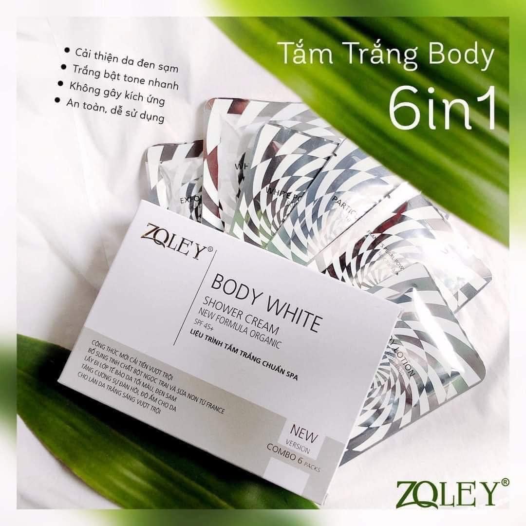 Tắm Trắng Body Zoley Shower Cream Hộp 6 Gói