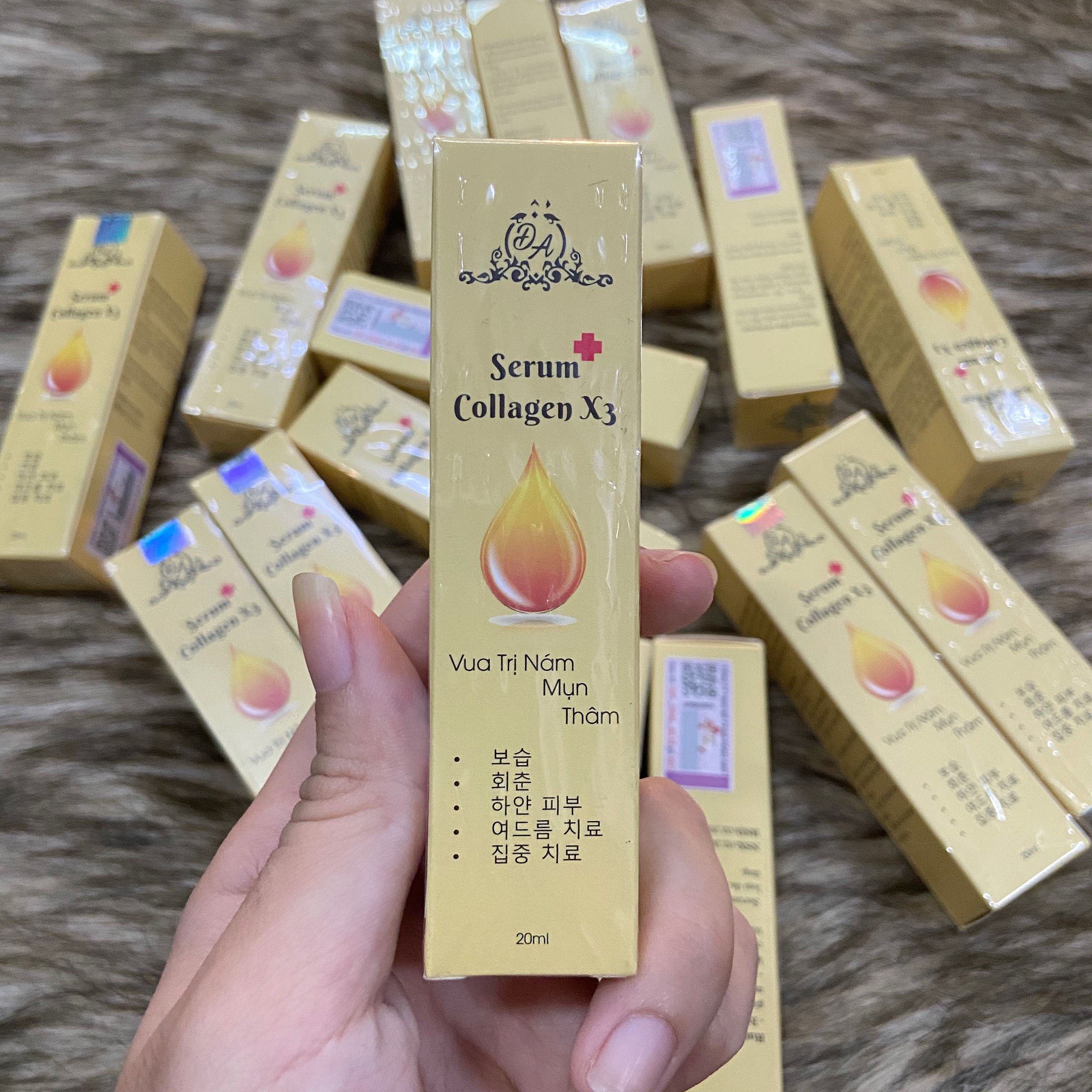 Serum collagen x3 có công dụng gì?