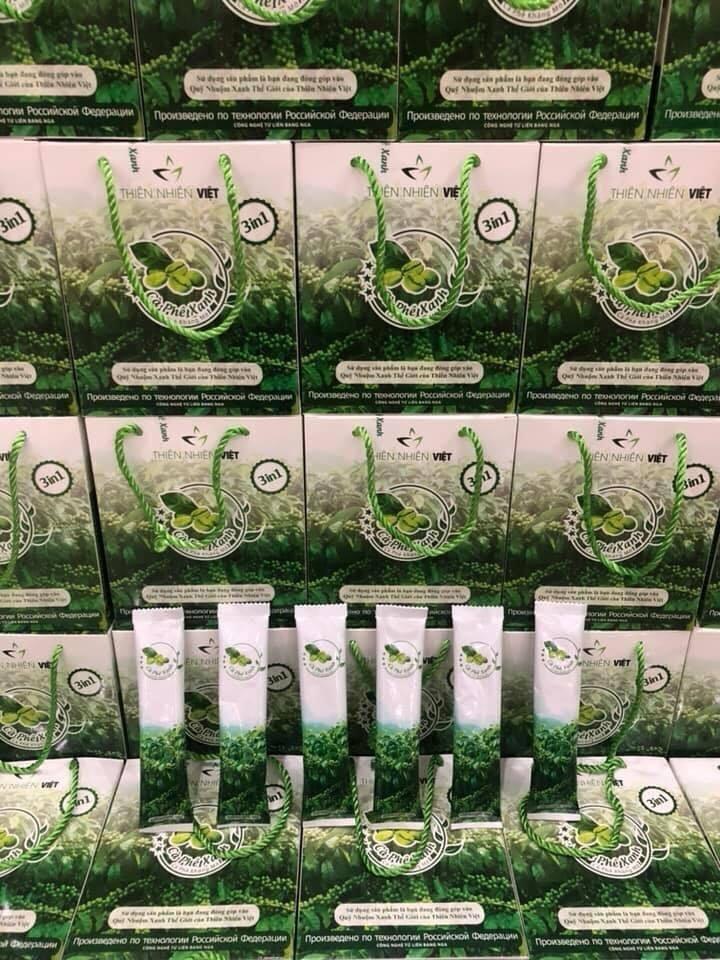 "HÔ BIẾN" 1Kg SAU 10 LY CÀ PHÊ XANH