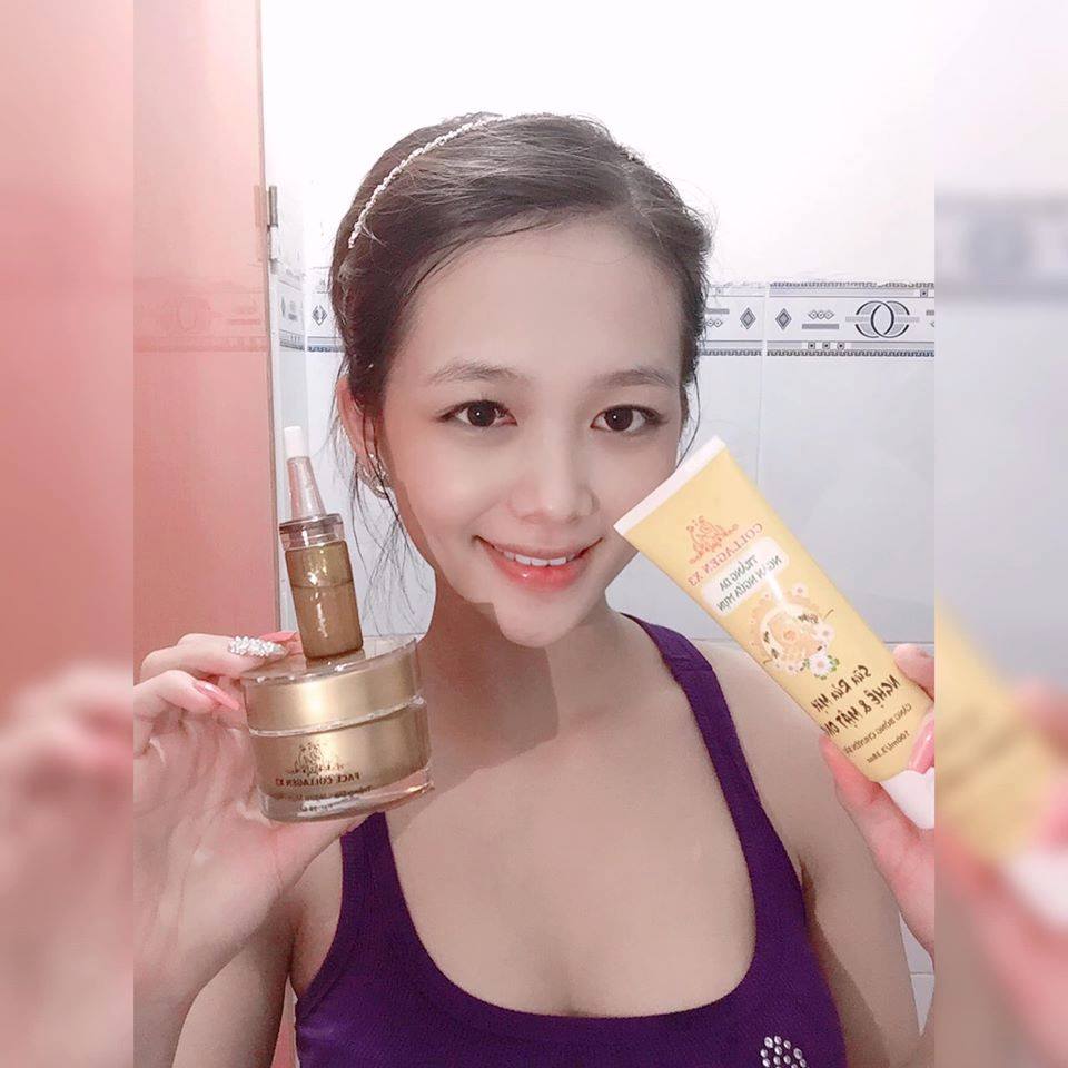 Combo dưỡng trắng da Collagen X3