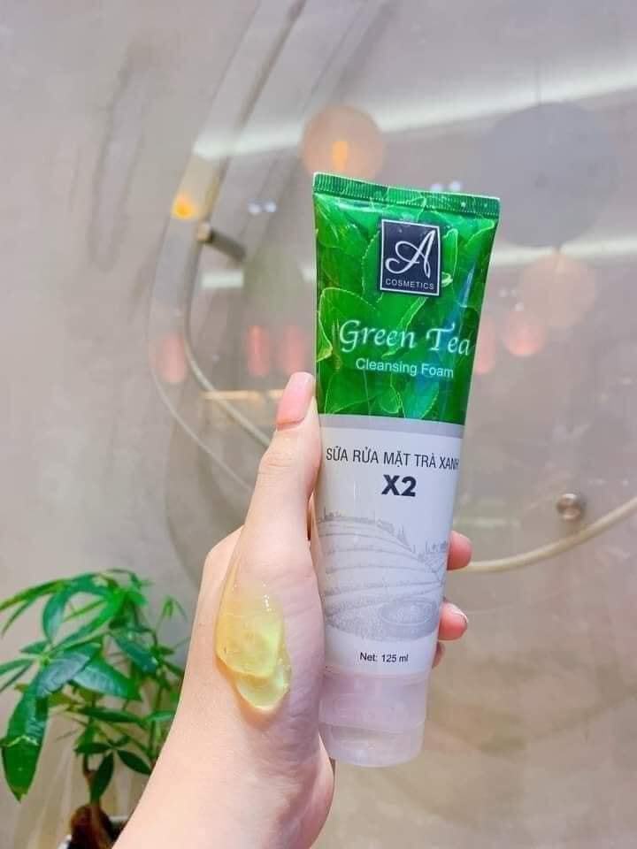 Sữa rửa mặt trà xanh X2 - Tẩy sạch bủi bẩn da mặt