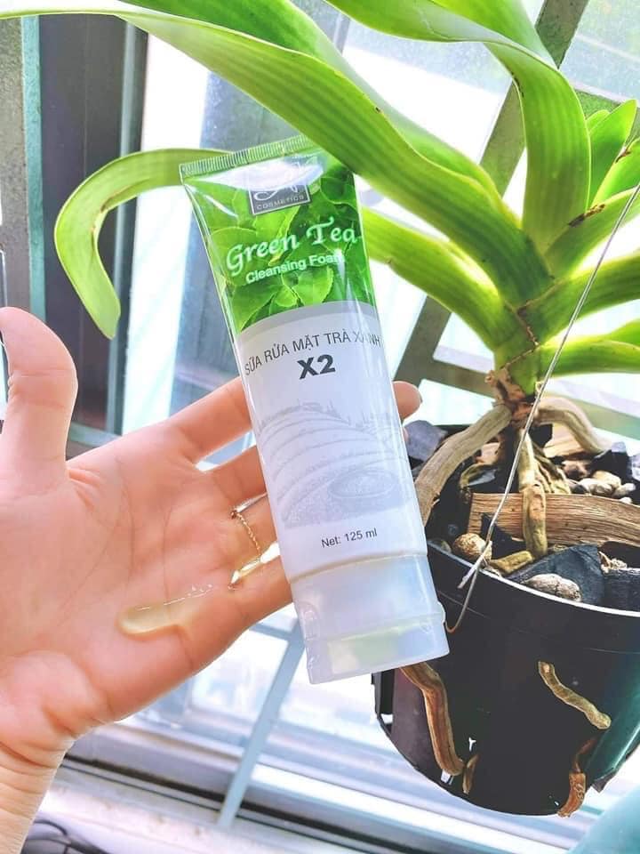 Sữa rửa mặt trà xanh X2 - Tẩy sạch bủi bẩn da mặt