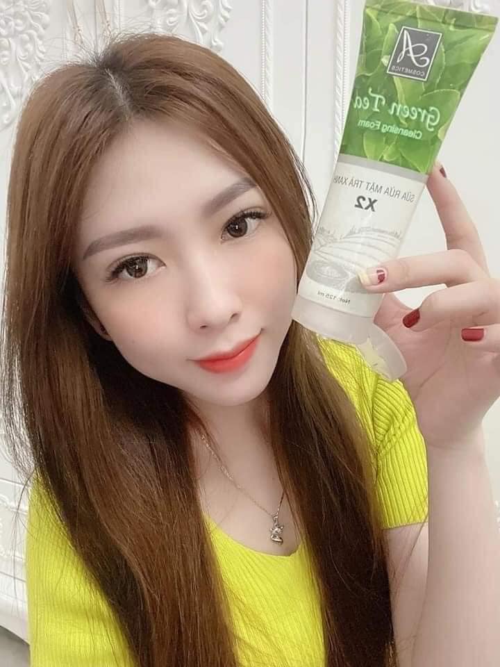 Sữa rửa mặt trà xanh X2 - Tẩy sạch bủi bẩn da mặt