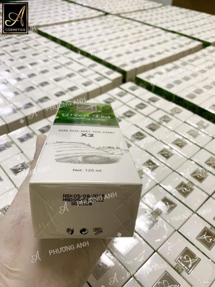 Sữa rửa mặt trà xanh X2 - Tẩy sạch bủi bẩn da mặt