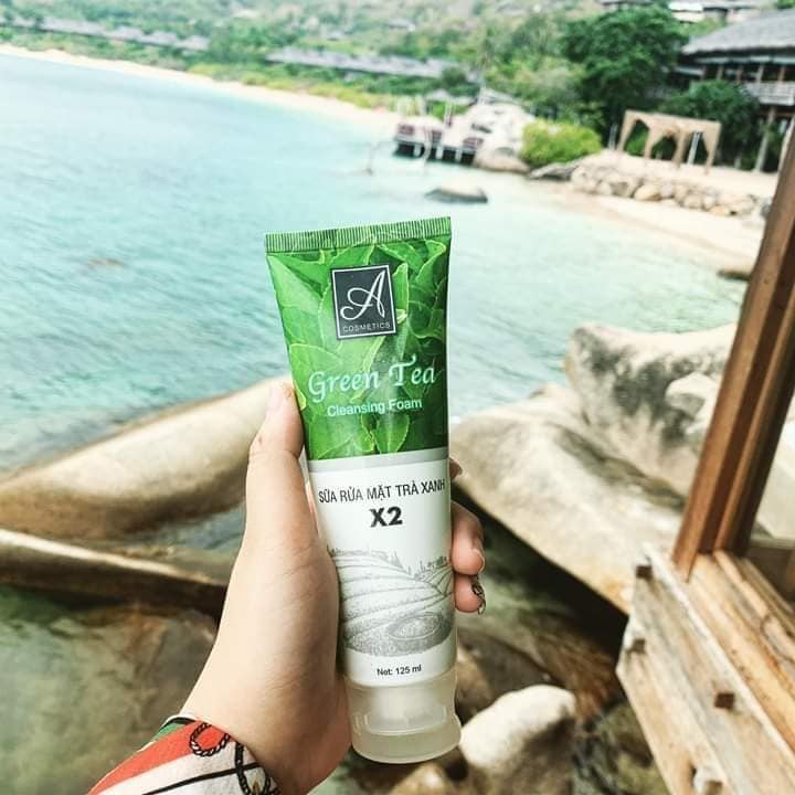 Sữa rửa mặt trà xanh X2 - Tẩy sạch bủi bẩn da mặt