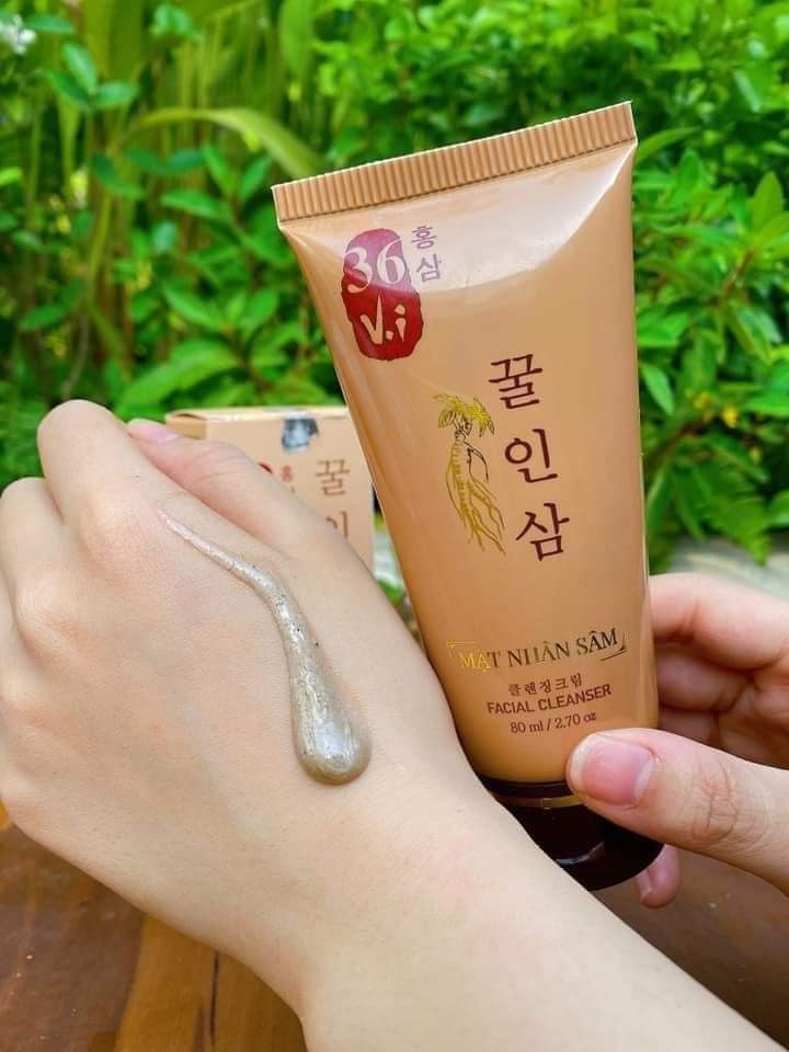 Sữa rửa mặt Mật nhân sâm 36 vị đúng là gây nghiện thực sự