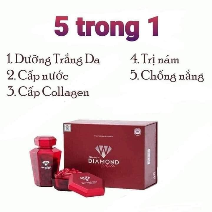 Viên uống trắng da Ngọc Trinh Diamond White chính hãng