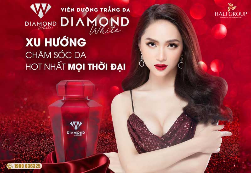 Viên uống trắng da Ngọc Trinh Diamond White chính hãng